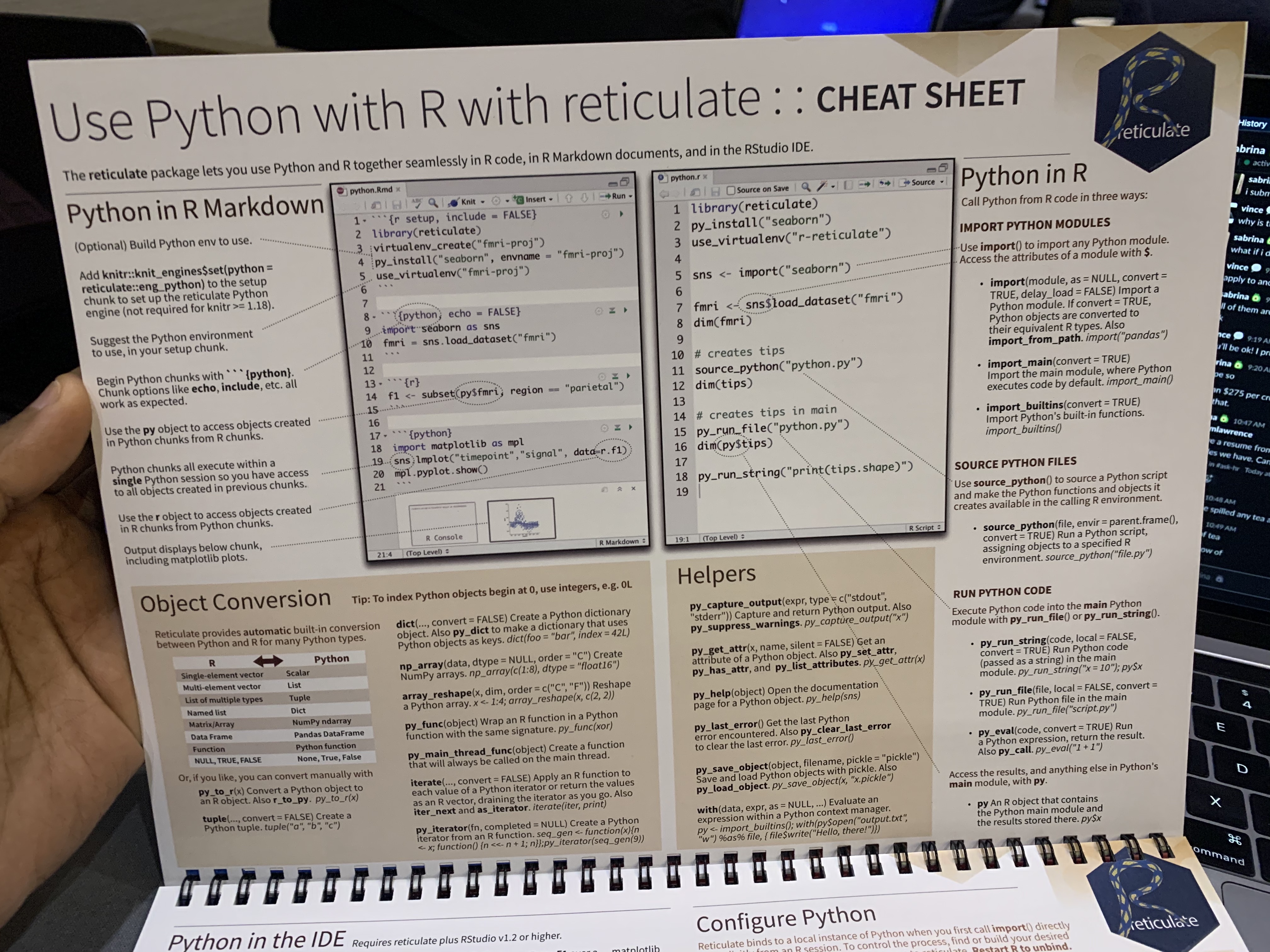 Reticulate Cheatsheet